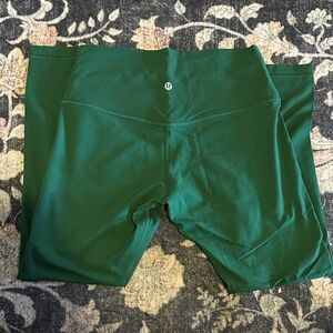 Lululemon Green Cropped Leggings